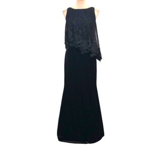 Badgley Mischka Black Maxi Dress